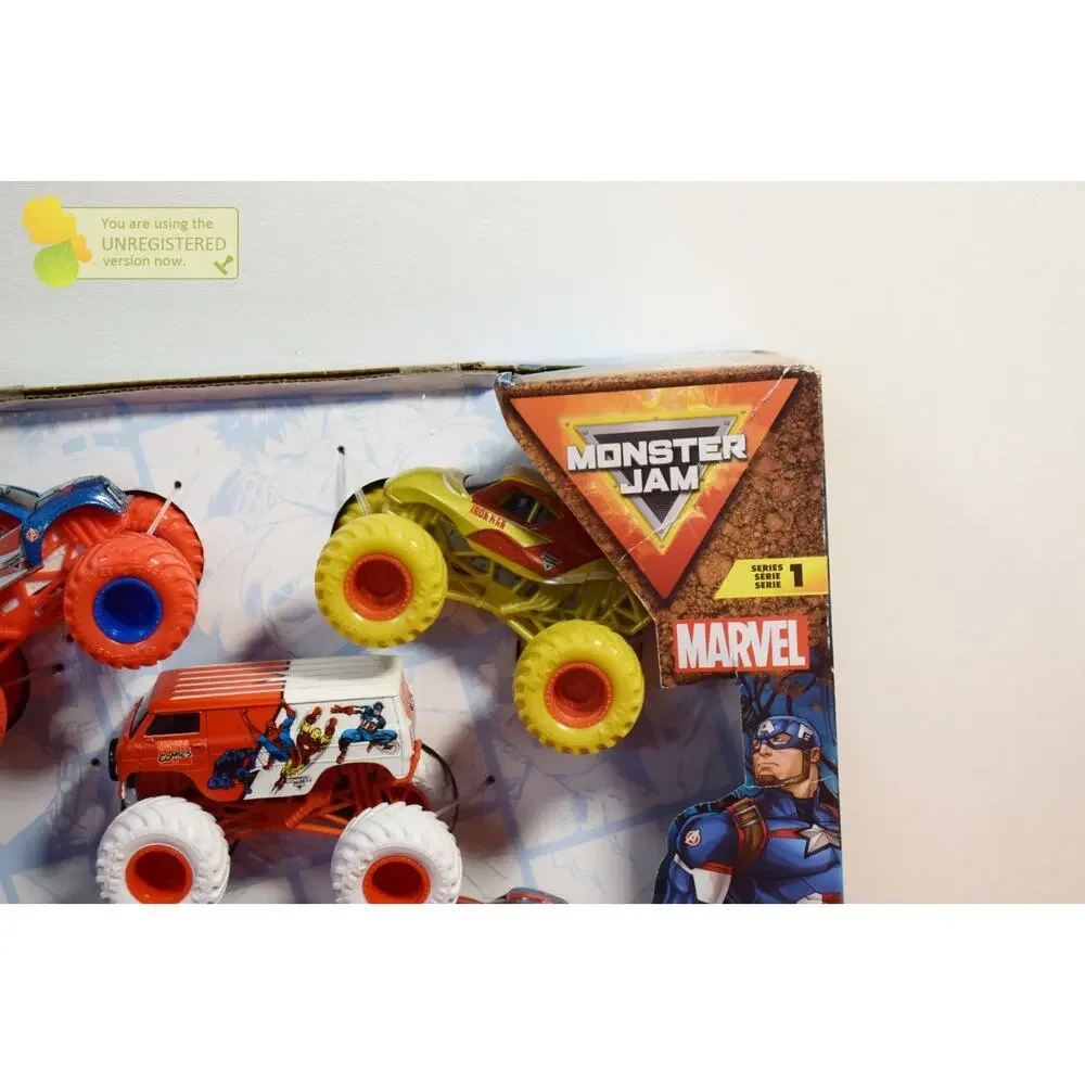 Monster Jam Marvel Heroes 5-Pack
